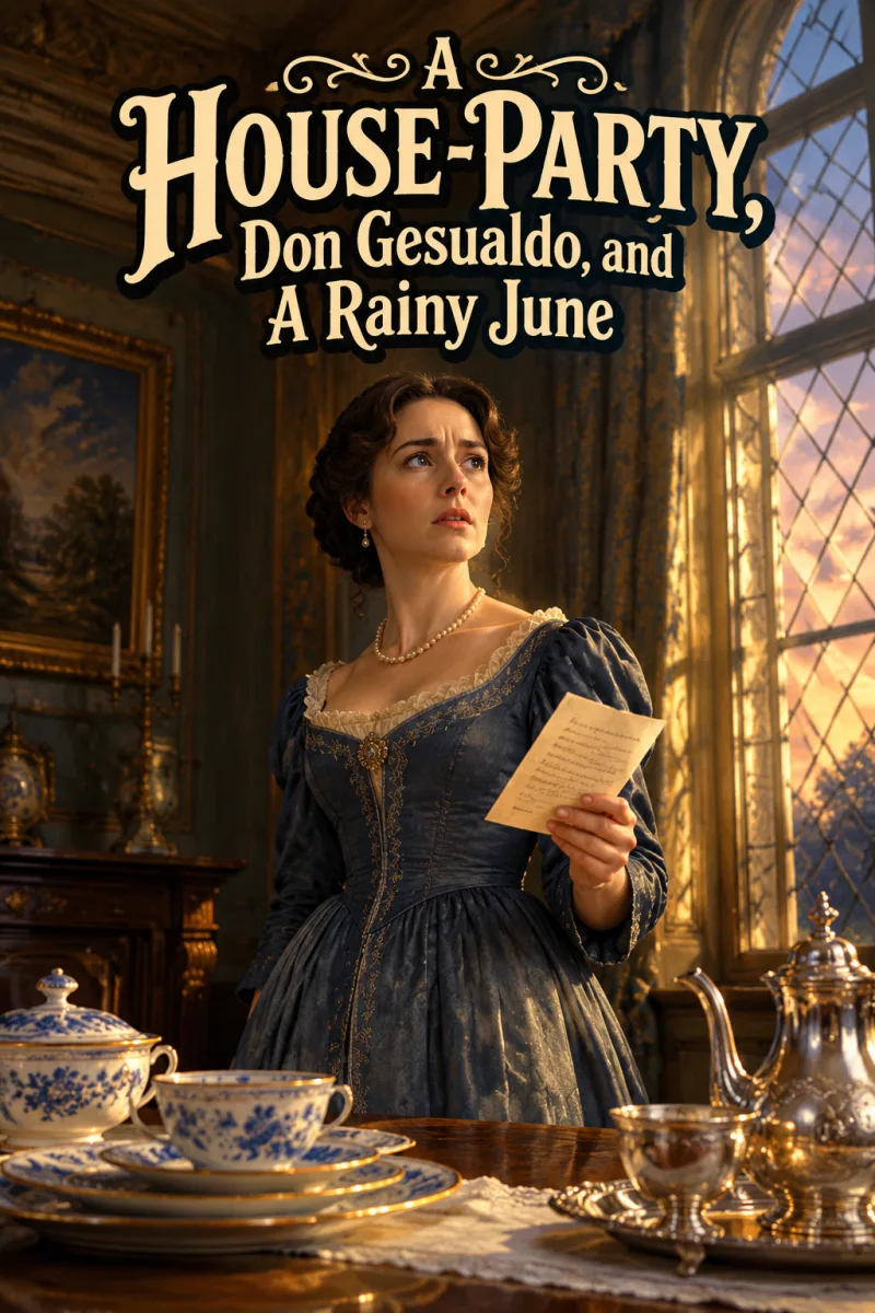Cover art for A House-Party, Don Gesualdo, and A Rainy June
