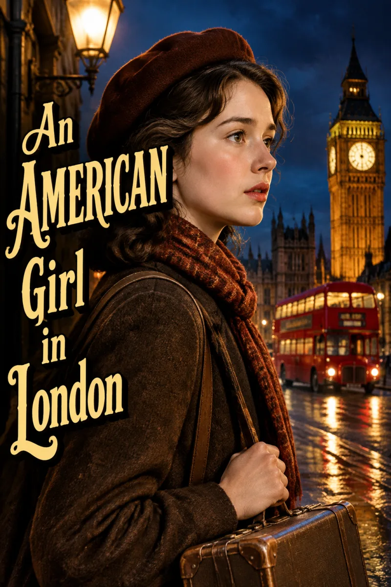 Cover art for An American Girl in London