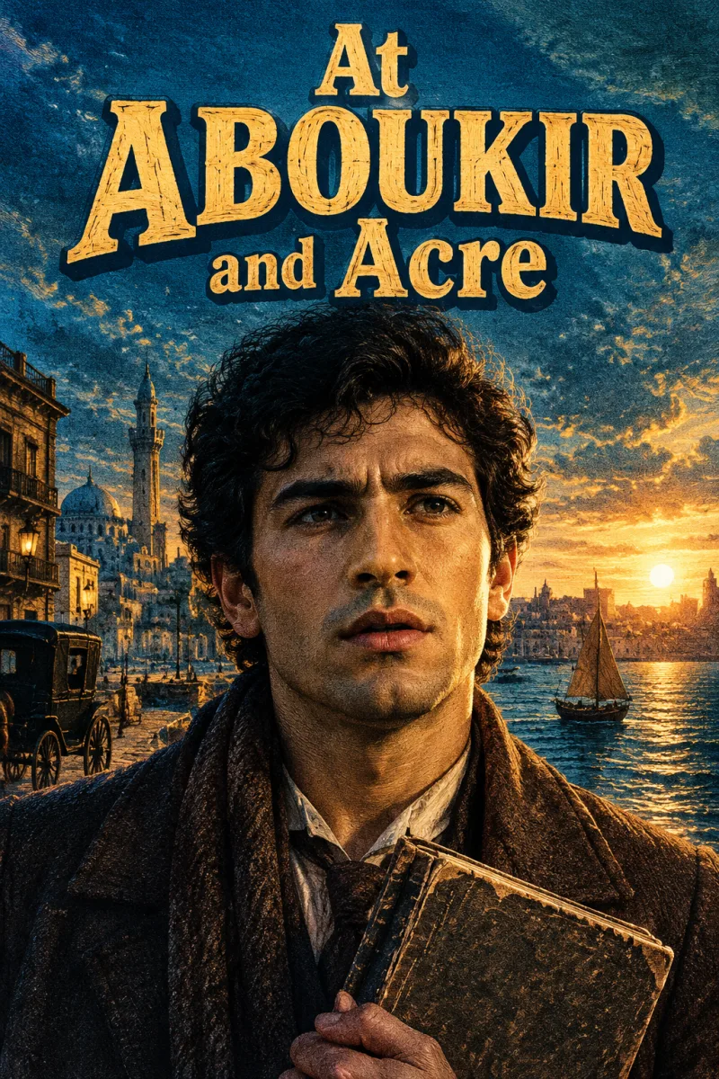 Cover art for At Aboukir and Acre