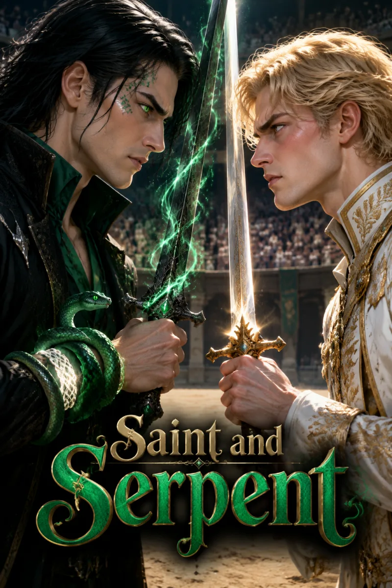 Cover art for Saint and Serpent