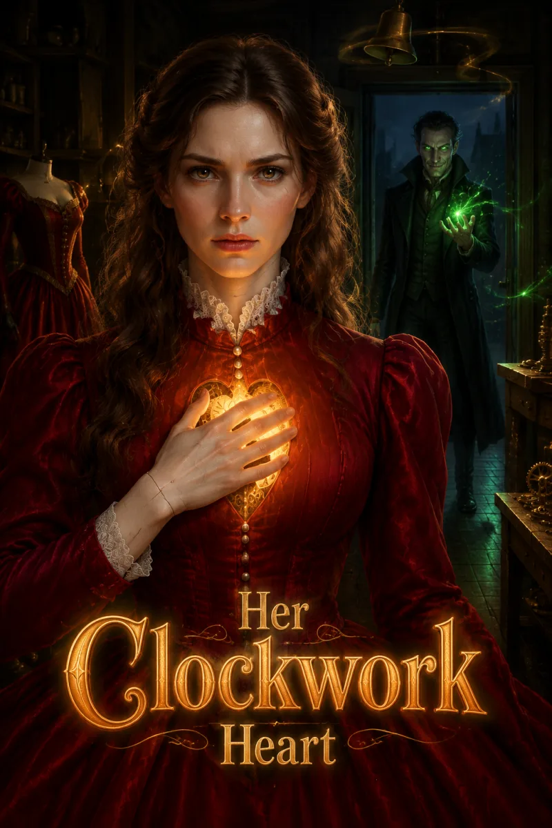 Cover art for Her Clockwork Heart
