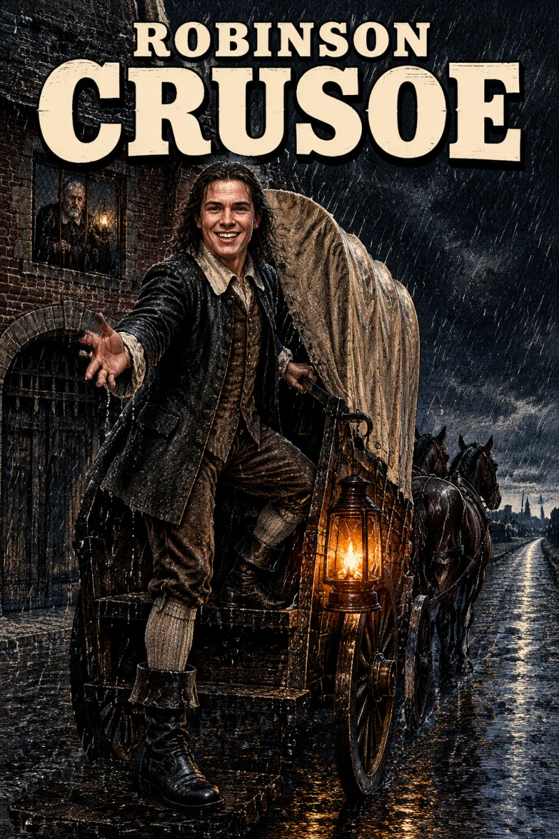 Cover art for Robinson Crusoe