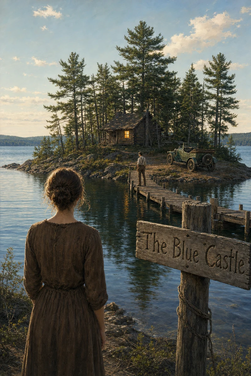 Cover art for The Blue Castle