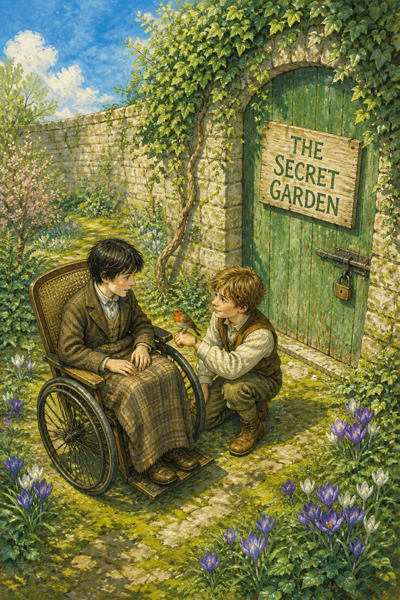 Cover art for The Secret Garden