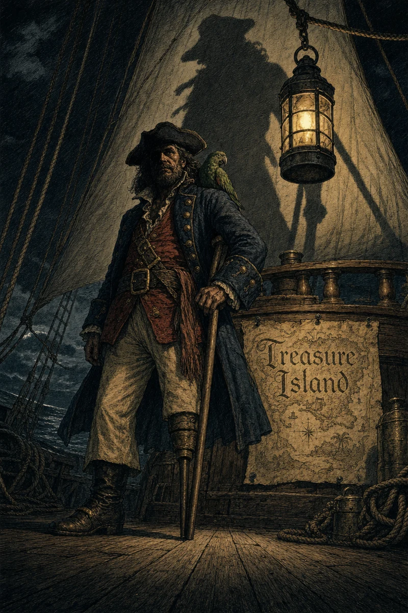 Cover art for Treasure Island