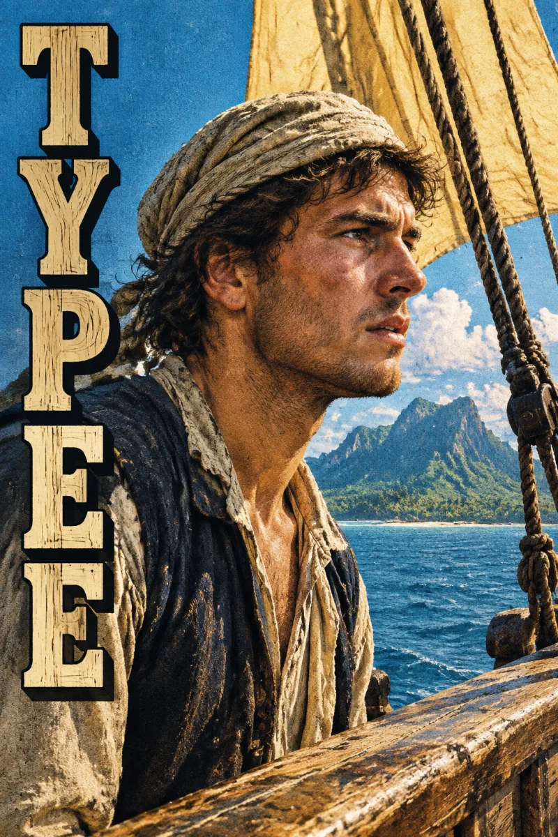 Cover art for Typee